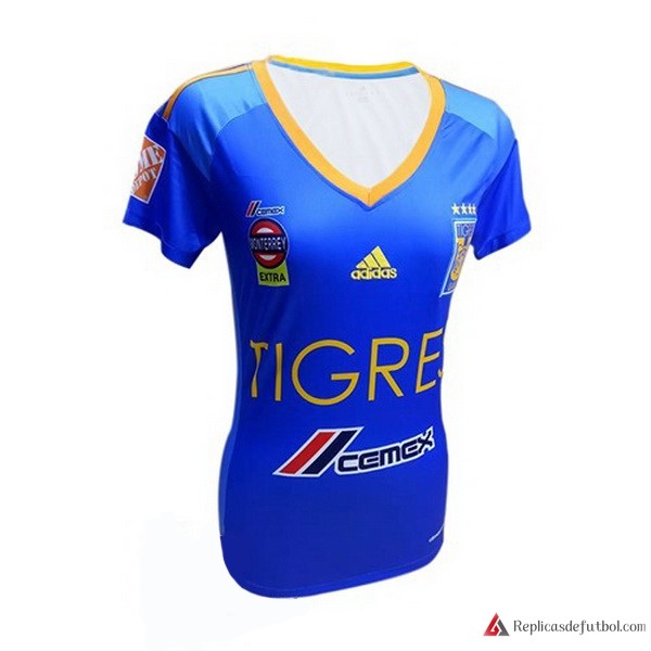 Camiseta Tigres UANL Mujer Segunda equipación 2017-2018